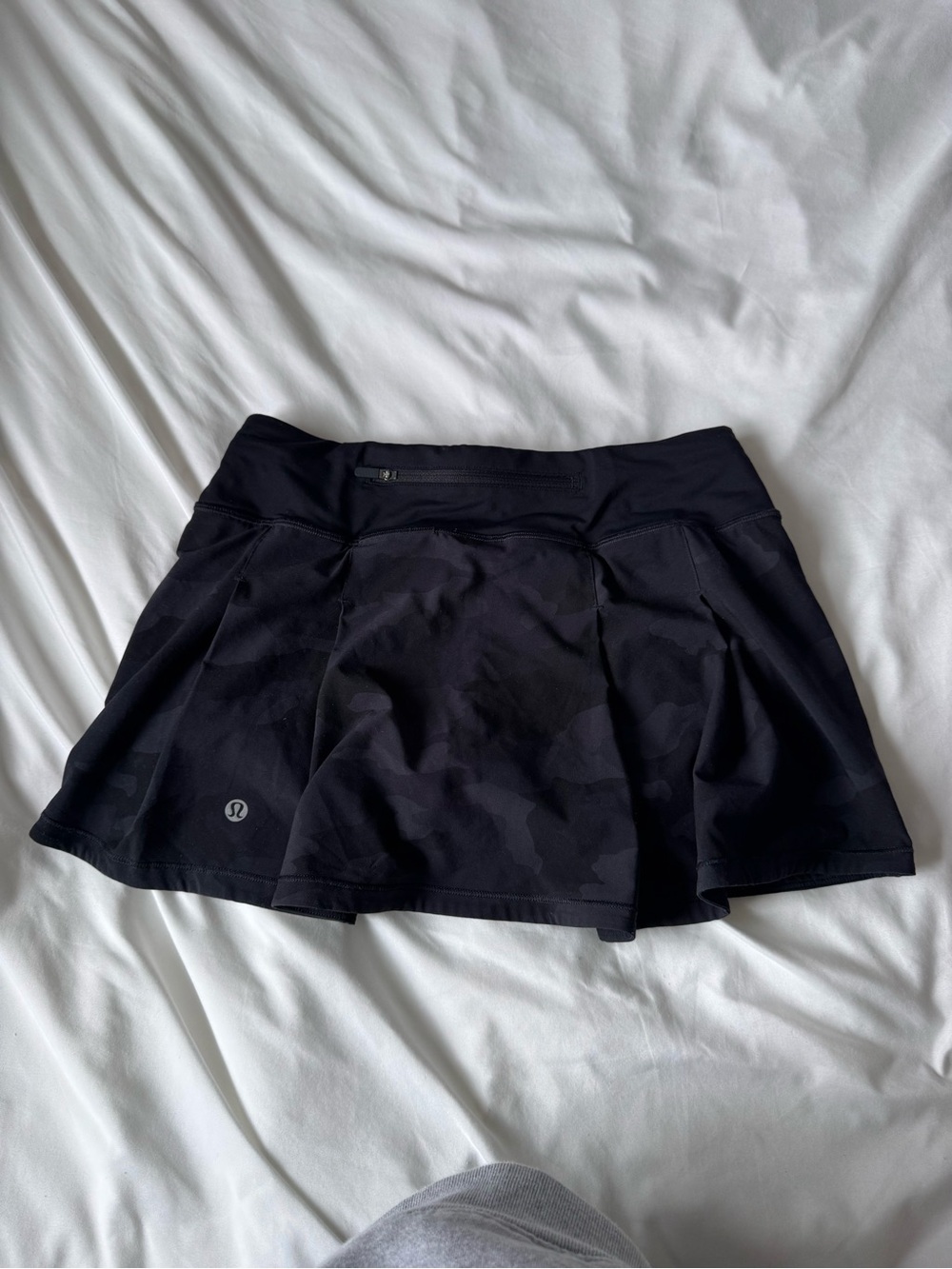 lululemon athletica Black Camo Athletic Skirt
